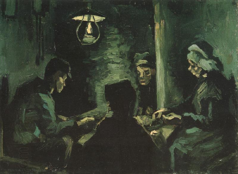 Vincent Van Gogh Four Peasants at a Meal (nn04) China oil painting art
